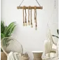 LAMPA WISZĄCA Z BAMBUSU I SZNURA 80X15X120 cm